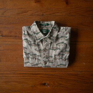 Vintage Orvis Rainbow Trout Button Up